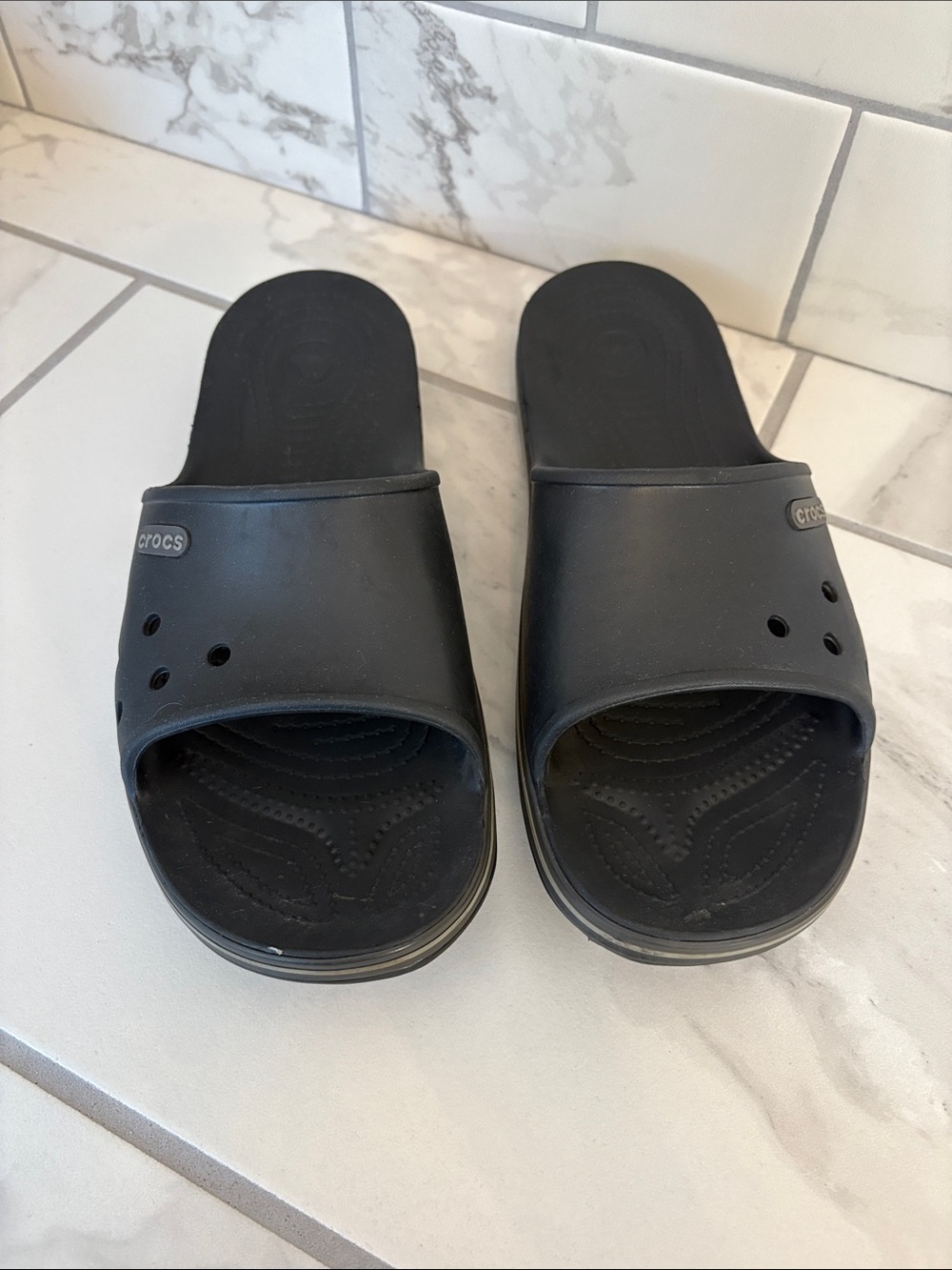 Crocs CrocBand III Slide Black Mens 12
